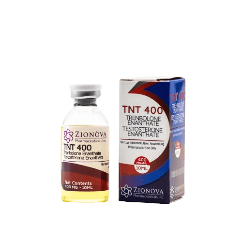 Zionova TNT 400 Zionova TNT 400mg per ml 10ml Trenbolone Enanthate And Testosterone Enanthate Blend - Powerful anabolic steroid for bodybuilding and muscle growth