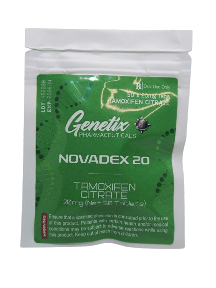 Genetix Pharma Tamoxifen Citrate 20mg tablets bottle