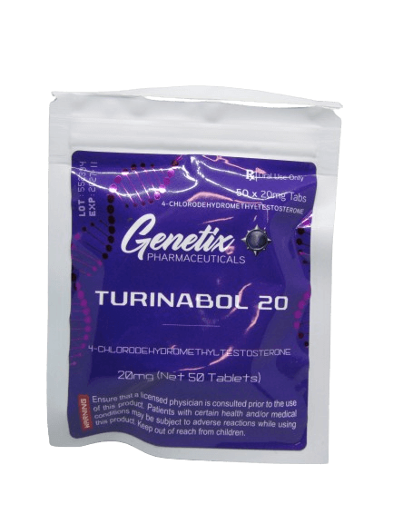Turinabol 20mg Oral Tablets 50 Count packaging