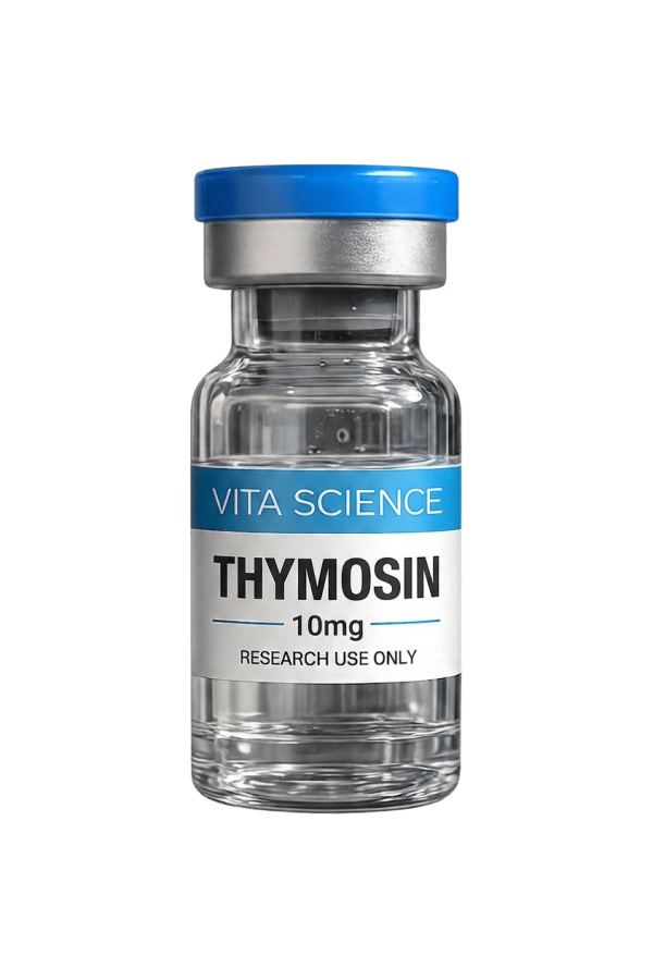 Thymosin 10mg lyophilized research peptide vial