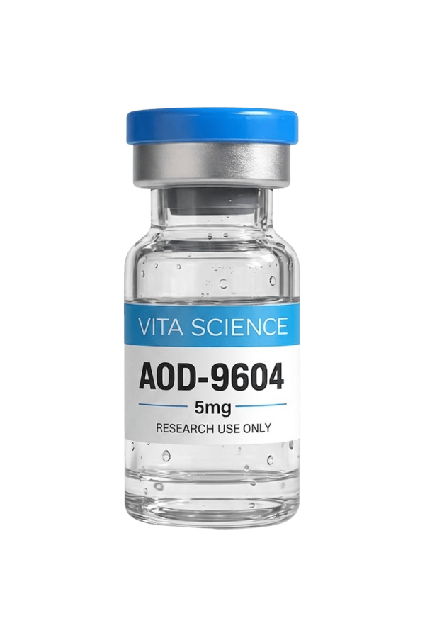 AOD 9604 5mg research peptide vial