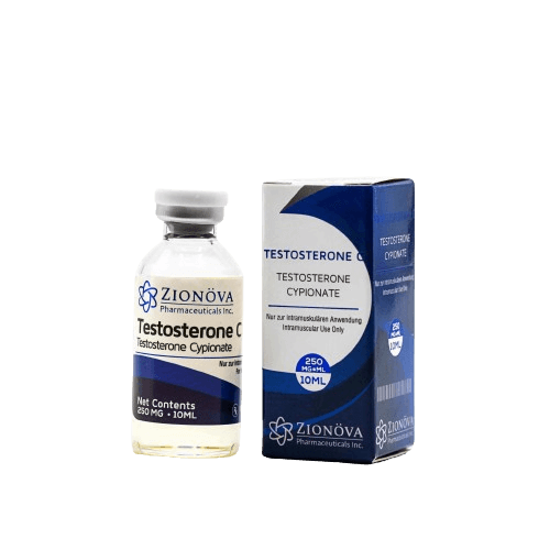 10ml vial of Testosterone Cypionate, 250mg/ml.