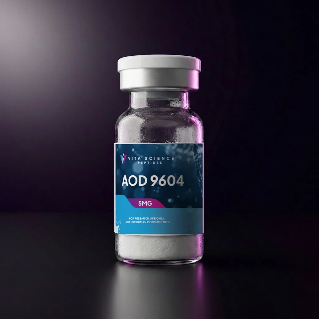 AOD-9604 Lyophilized Powder, 5 mg Vial, ≥99% HPLC