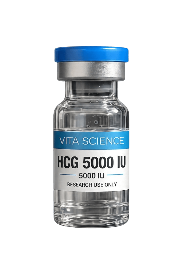 Lyophilized HCG 5000IU research vial