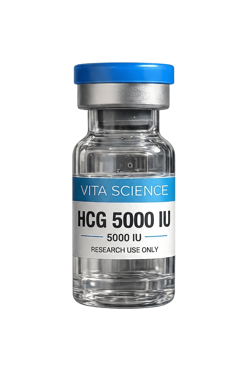 Lyophilized HCG 5000IU research vial