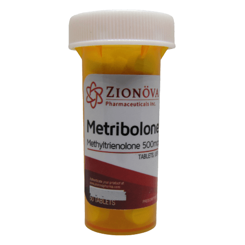 Metribolone tablets bottle from Zionova