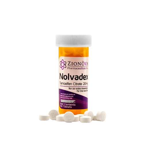 Zionova Tamoxifen Citrate 20mg tablets, 50 count pack.