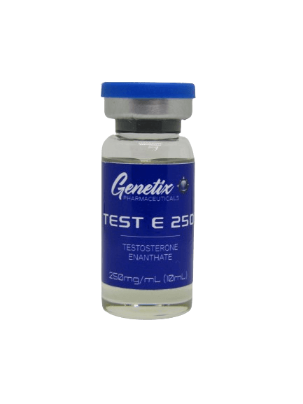 Genetix Pharma Testosterone Enanthate 250mg/ml, 10ml vial.